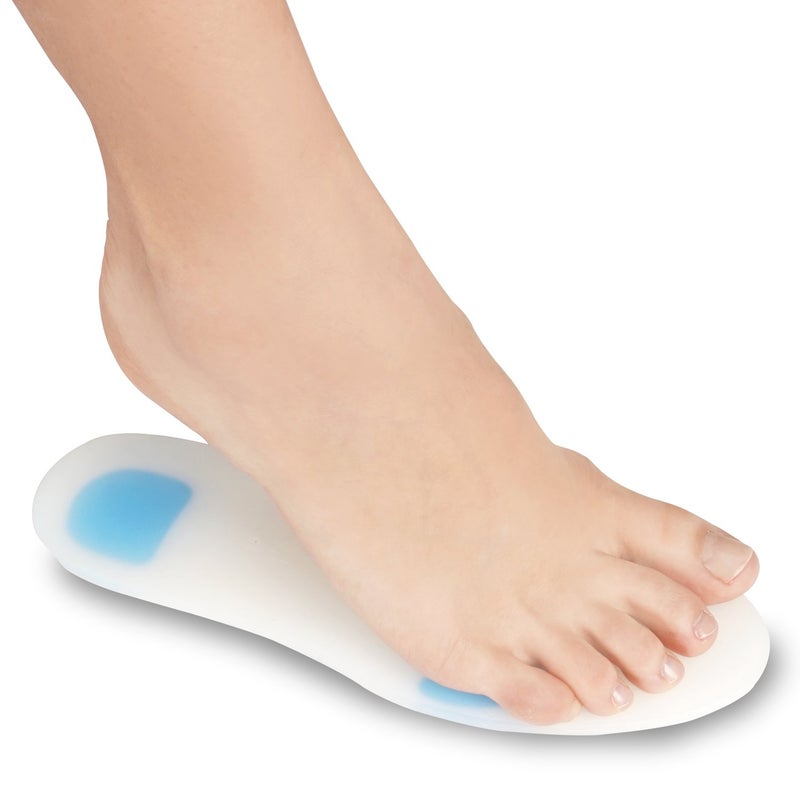 Soles Silicone Shoe Inserts (Pair) Orthopedic Support for Walking, Running, and Fitness - Soft, Comfortable, Hypoallergenic Design - S / 35-36-37 - Image 1